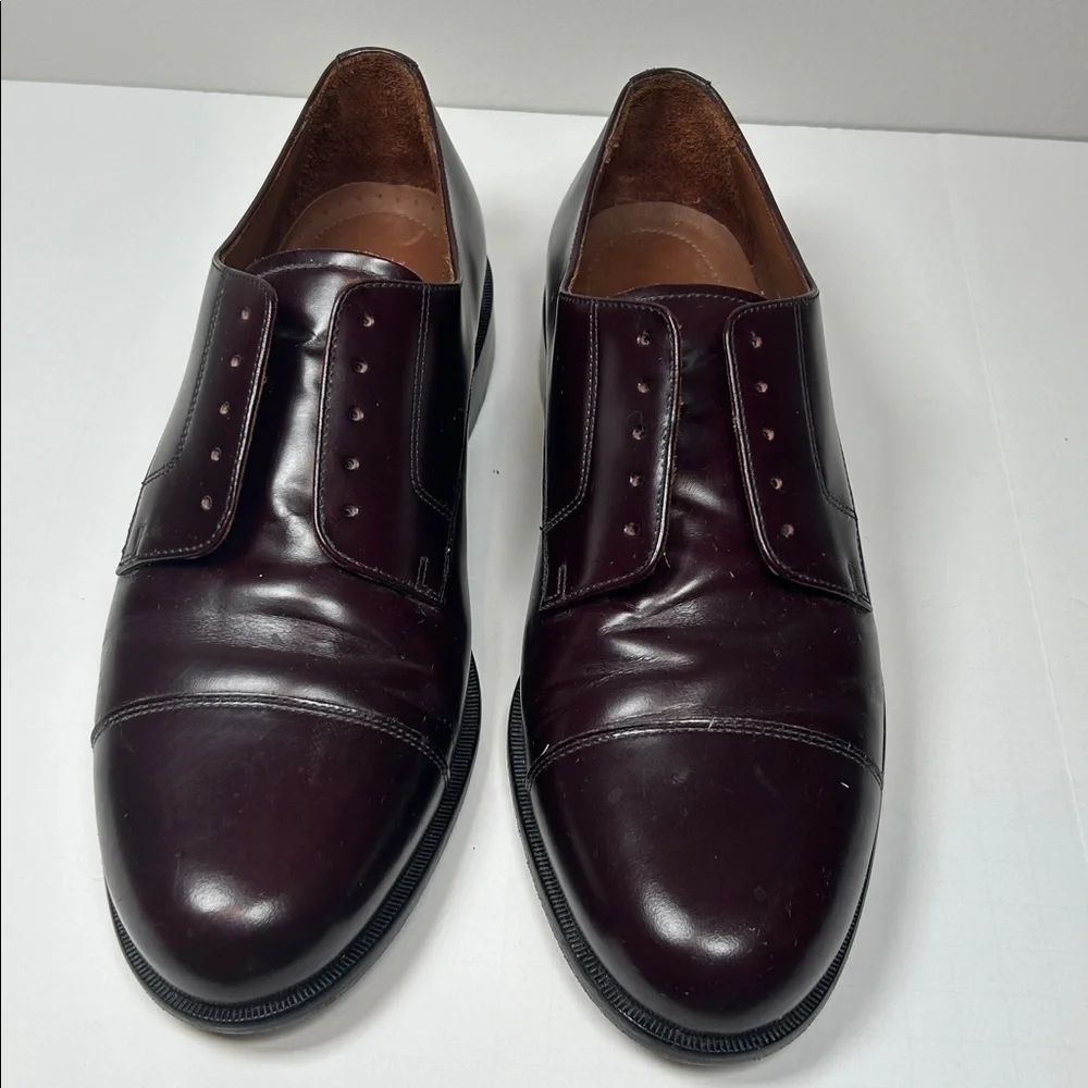Bostonian Classics 20398 First Flex Men's Oxford Leather Shoes - Dark Burgundy